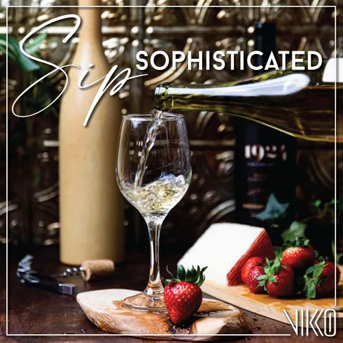 Vista 2 de Vikko Copas de vino blanco – Juego de 12 copas de vino transparentes de 10.5 onzas, estilo clásico europeo duradero