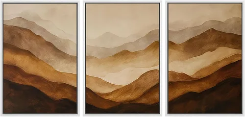 Vista 93 de SIGNWIN Lienzo enmarcado para pared, juego de arte sereno de pantanos con humedales verdes e ilustraciones de agua tranquila, arte moderno