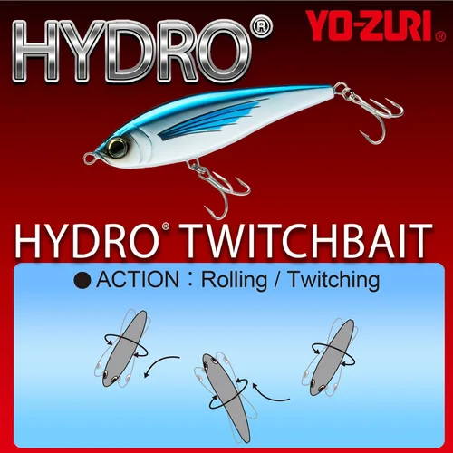 Vista 3 de Yo-Zuri Señuelos de hundimiento Hydro Twitchbait