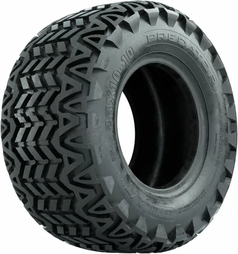 Vista 6 de GTW Predator - Neumático todo terreno para carrito de golf de 20 pulgadas, 20 x 10-10, 4 capas, ajuste universal para ruedas de 10 pulgadas