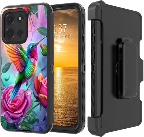 Vista 41 de Funda para Moto G Stylus 5G 2023 con funda de clip para cinturón y soporte, resistente de doble capa, resistente a prueba de golpes, para Motorola
