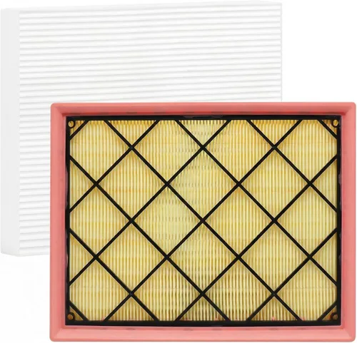 Vista 21 de Filtro de aire de cabina de motor de peine para Hyundai Accent 1.6L L4 2017 2016 2015 2014 2013 2012 Gris carbón