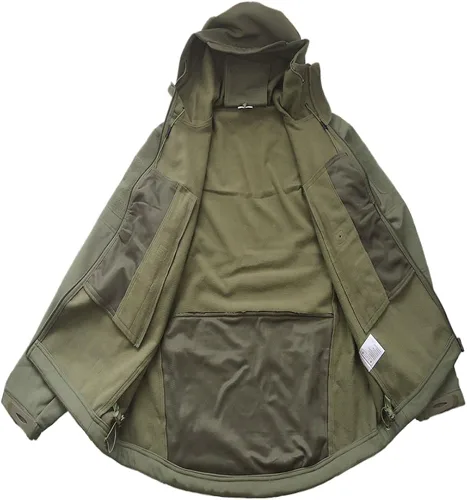Vista 4 de Tacvasen - Chaqueta militar de operaciones especiales con forro suave, para hombre