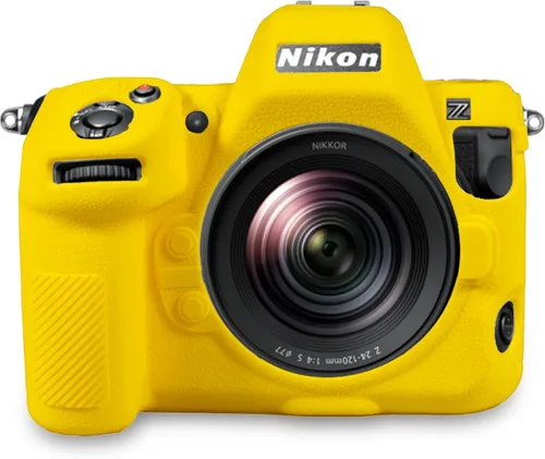 Vista 10 de Nikon Z8 - Funda protectora de goma de silicona para cámara, compatible con Nikon Z8 (verde militar)