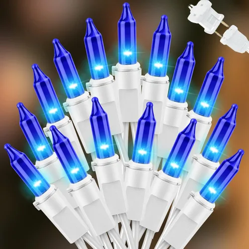 Vista 14 de LAMPHOME 100 Mini Luces LED Cuenta Blanco Cálido - Luces de Cadena - 21.6 Pies Luces LED de Navidad, Mini Luces LED para Exteriores Hogar Fiestas