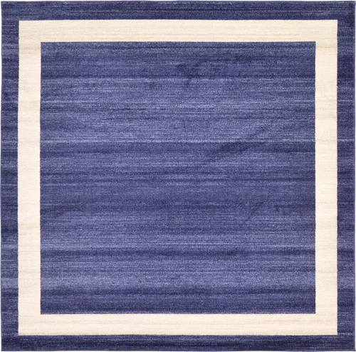 Vista 11 de Alfombra Unique Loom colección Del Mar - Maria (2,16 m x 3,05 m, Rectangular, Azul marino/ Marfil)