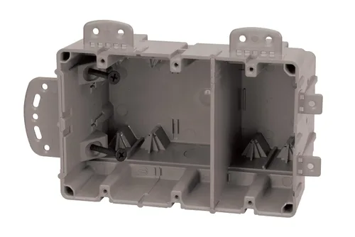Vista 12 de Southwire MSBMMT1G Caja de dispositivo de montaje múltiple de 1 banda con profundidad ajustable; resistente 42 libras