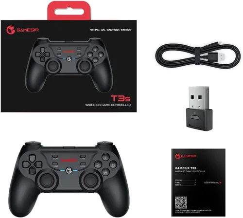 Vista 7 de GameSir T3s - Controlador inalámbrico para juegos para Windows PC, Android TV Box, iOS y Android
