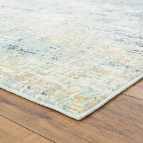Vista 9 de LUXE WEAVERS Kingsbury Collection 7670 - Alfombra abstracta azul de 8 x 10 pulgadas