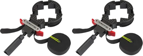 Vista 9 de POWERTEC Abrazadera de correa para suelo de madera, abrazadera de instalación para pisos con correa de nailon de 13 pies, fuerza de sujeción de 220