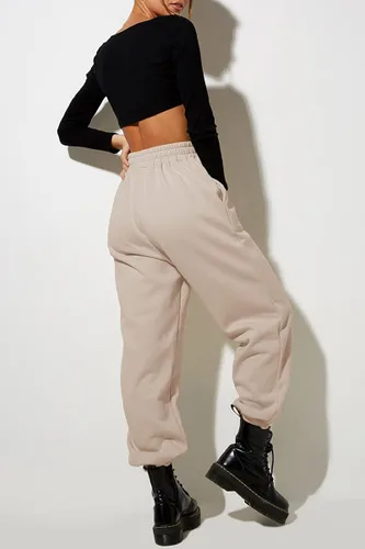 Vista 4 de AUTOMET Pantalones deportivos holgados de cintura alta para mujer