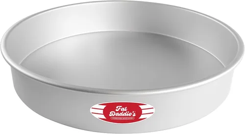 Vista 28 de Fat Daddio's Juego de moldes para pasteles redondos uniformes de aluminio anodizado de 4 niveles, profundidad de 2 pulgadas