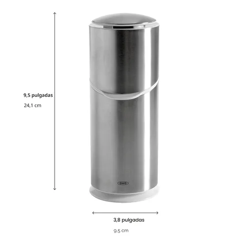 Vista 6 de OXO Good Grips - Organizador de cepillos de dientes de acero inoxidable, organizador y almacenamiento de baño, soporte para cepillos de dientes
