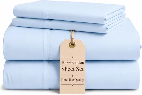 Vista 11 de Good Sleep Bedding Sábanas tamaño individual XL, juego de sábanas de 4 piezas, 800 hilos, suaves, duraderas, extra largas, bolsillo profundo de 16