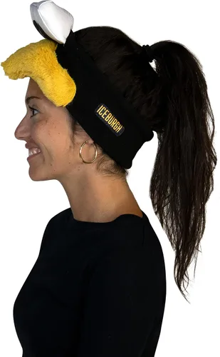 Vista 2 de Rasta Imposta Iceburgh - Diadema para mascota de la NHL, hockey sobre hielo, pingüinos de Pittsburgh, equipo deportivo para fanáticos