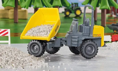 Vista 6 de Siku Wacker Neuson DW60 Dumper escala 1:50 3509 Réplica de vehículos de juguete de metal y plástico fundido a presión Volquete de metal
