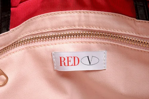 Vista 5 de Rojo Valentino Mujer True lazos rojos decorado bolso de hombro bolsa