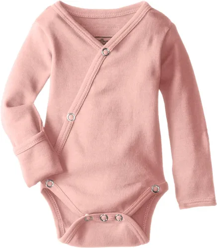Vista 11 de L'ovedbaby Kimono unisex de algodón orgánico para bebé, de manga larga, con Negro