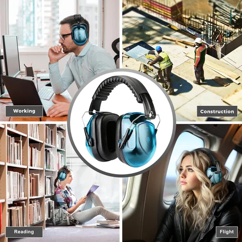 Vista 18 de ProCase NRR 28dB Noise Reduction Ear Muffs, Foldable Adjustable Noise Cancelling Headphones