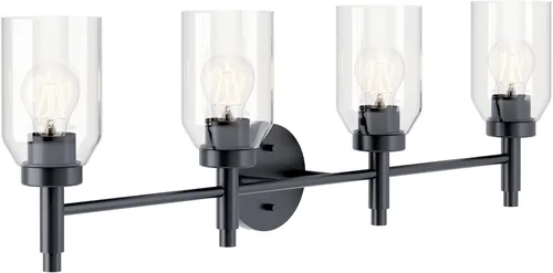 Vista 12 de Kichler Madden - Lámpara de pared para baño, 1 luz, bronce champán