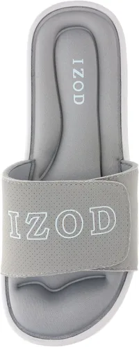 Vista 3 de IZOD - Sandalia de espuma viscoelástica para hombre, con velcro ajustable, tallas 7 a 12