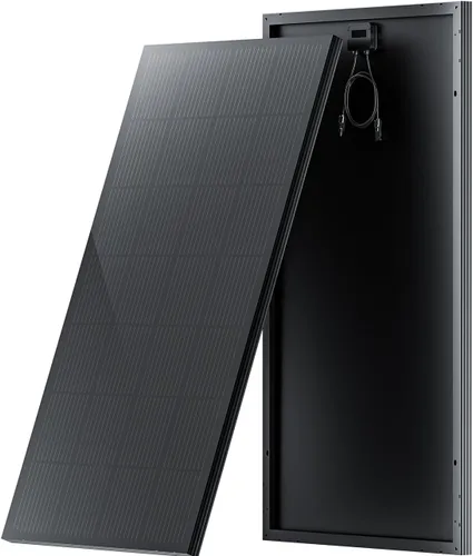 Vista 10 de STAR Paneles Solares de 100 Vatios, Panel Solar de 12/24V con Diseño de Superficie Completa y Libre de Mantenimiento, Monocristalino de Alta
