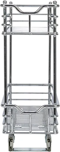 Vista 7 de Household Essentials Glidez - Organizador de almacenamiento multiusos de acero cromado extraíble/deslizante para uso debajo del gabinete - Diseño