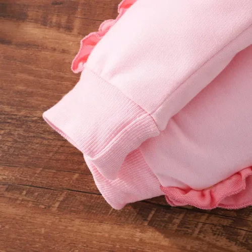 Vista 7 de Zarmfly Conjunto de 2 piezas para niñas pequeñas, sudadera de manga larga + leggings de leopardo, ropa de invierno de 2 a 10 años