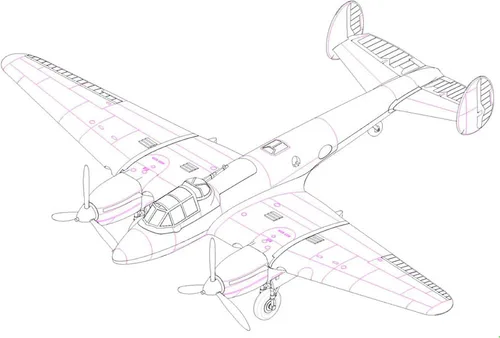 Vista 2 de Hobby Boss Kit de montaje fácil de bombardero soviético PE-2