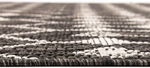 Vista 5 de Unique Loom Outdoor Trellis Collection - Alfombra de área - Traliccio (2 pies 2 pulgadas x 3 pies 1 pulgada, rectangular, carbón/marfil)