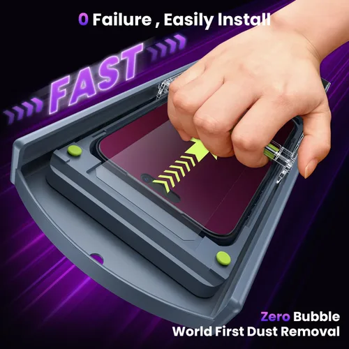 Vista 6 de WSKEN Protector de pantalla de privacidad mate para iPhone 17 Pro Max, protección ocular de vidrio templado inastillable para 17 Pro Max, 2