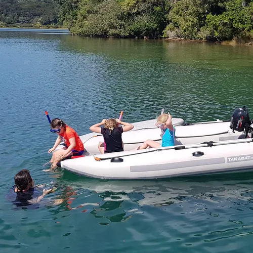 Vista 5 de 340LX - Bote inflable para 5 personas, diseño de arco abierto ultraportátil, 11.2 ft, color gris