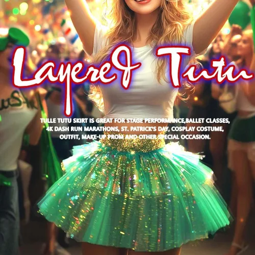 Vista 30 de REETAN Falda tutú de ballet de 6 capas de tul corto tutús para mujer