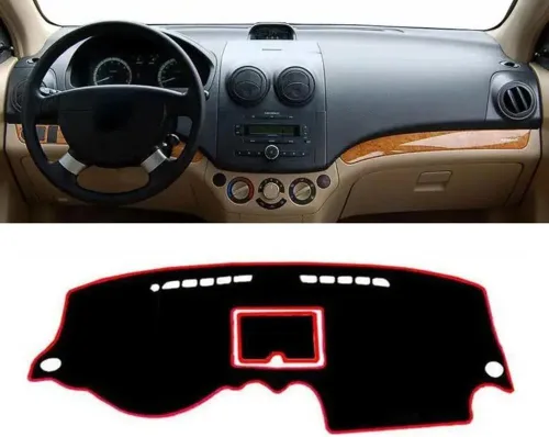 Vista 2 de LEFEDA Para Chevrolet Aveo Sonic 2005-2010, fundas para salpicadero de automóvil, alfombrilla de cojín, accesorios para alfombras