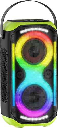Vista 9 de Altavoz Bluetooth de 160 W, inalámbrico, portátil, portátil, grande, potente, sonido de graves profundos, TWS, altavoces grandes para fiestas