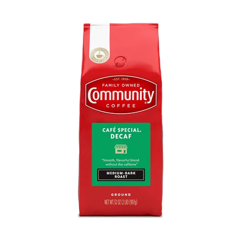 Vista 19 de Community Coffee Café Especial Descafeinado Molido, Tostado Medio Oscuro, Bolsa de 12 Onzas (Paquete de 1)