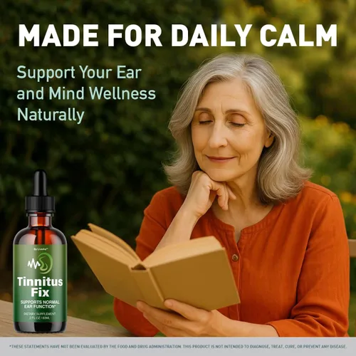 Vista 4 de TinnitusFix Drops - Oficial TinnitusFix Advanced Liquid Hearing Support Drop, suplemento totalmente natural Vitaminas para oído y audición