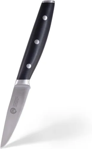 Vista 8 de MasterChef Cuchillo para pan de 33 cm con hoja de acero inoxidable de alto carbono y mangos triples remachados, cuchillo de cocina profesional