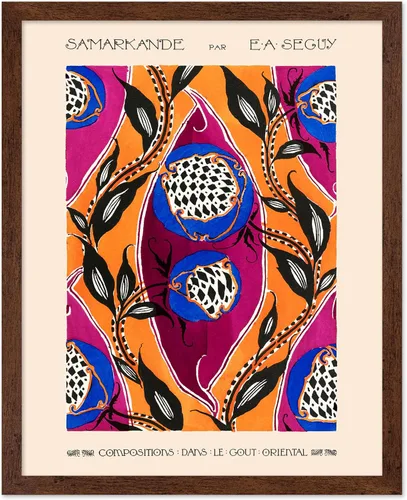 Vista 41 de Poster Master Póster vintage Overbeck – Impresión de acuarela retro – Regalo para artistas, amigos, girasoles, hermoso, botánico, planta