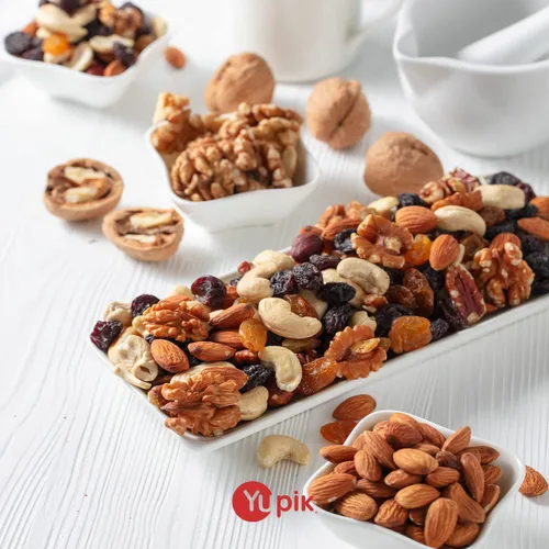 Vista 4 de Yupik Mezcla de semillas orgánicas Super 6, 1 kg (1000 g), libre de transgénicos, kosher, vegano, rico en fibra, nutritivo snack y cobertura cruda