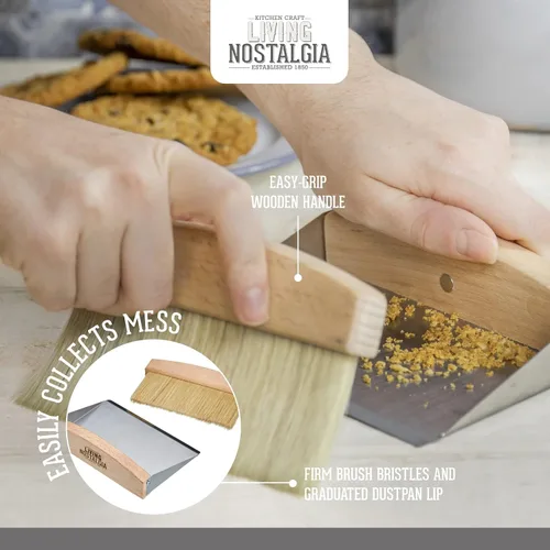 Vista 4 de KitchenCraft Living Nostalgia - Juego de recogedor y cepillo (6.3 x 4.3 x 5.5 in)