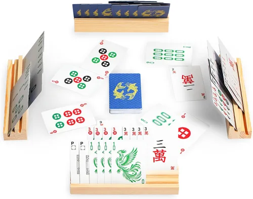 Vista 2 de Black long Di fang American Mahjong Game Set, 166 Card Standard