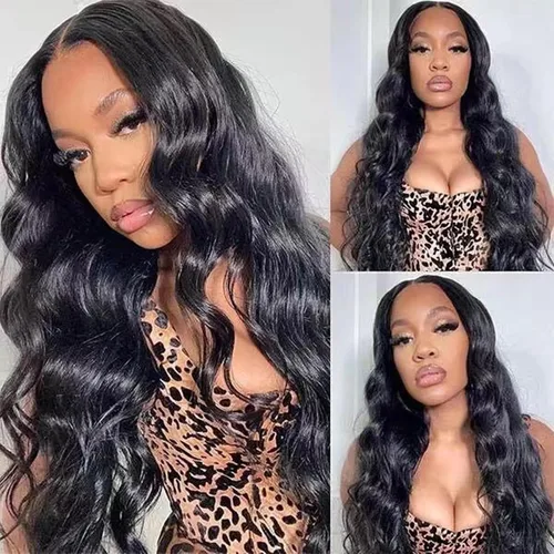 Vista 7 de Extensiones de cabello humano ondulado brasileño de 20, 20, 20, 20 pulgadas, 3 paquetes de extensiones de cabello humano virgen sin procesar