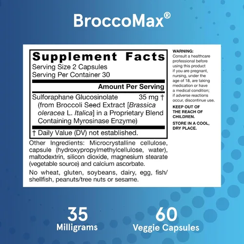 Vista 6 de Jarrow Formulas BroccoMax, BROC, 1, 1