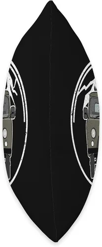 Vista 2 de UAZ Buchanka 452 Offroad Minivan Geländewagen Buchanka UAZ 452 Off-Road 4x4 Minivan - Almohada de campamento, 16 x 16 pulgadas, multicolor