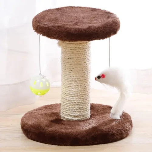 Vista 8 de Rascador de gato con marco de escalada para gatos, juguete para gato, cuerda de sisal, árbol de gato, gatito, parque infantil, muebles para mascotas