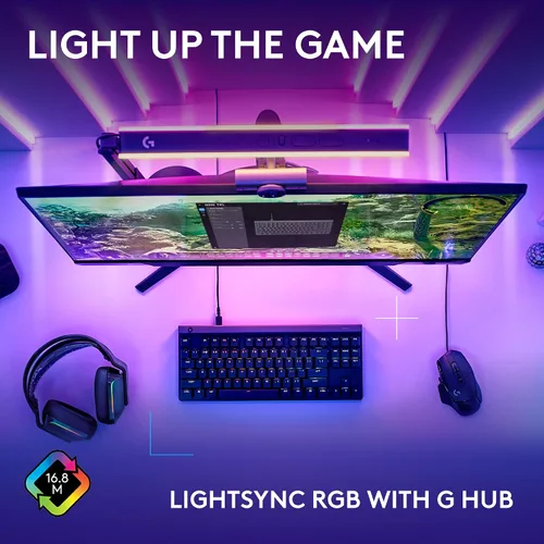 Vista 6 de Logitech G 515 TKL - Teclado para juegos de perfil bajo con cable, RGB totalmente personalizable, teclas PBT de doble disparo, interruptores