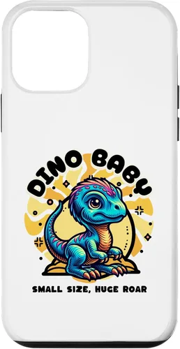 Vista 16 de Cute Dino Baby Cartoon Illustration for Kids Case for iPhone 17
