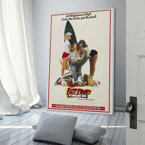 Vista 3 de Pósteres de películas retro de Fast Times at Ridgemont High Retro de los años 80, impresión artística para pared, pintura fotográfica, póster