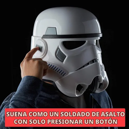 Vista 3 de Star Wars The Black Series, Casco cambiador de voz electrónico Imperial Stormtrooper